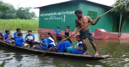 ধরলা-তিস্তার পানিতে ভাসছে পুরো লালমনিরহাটের জনপদ